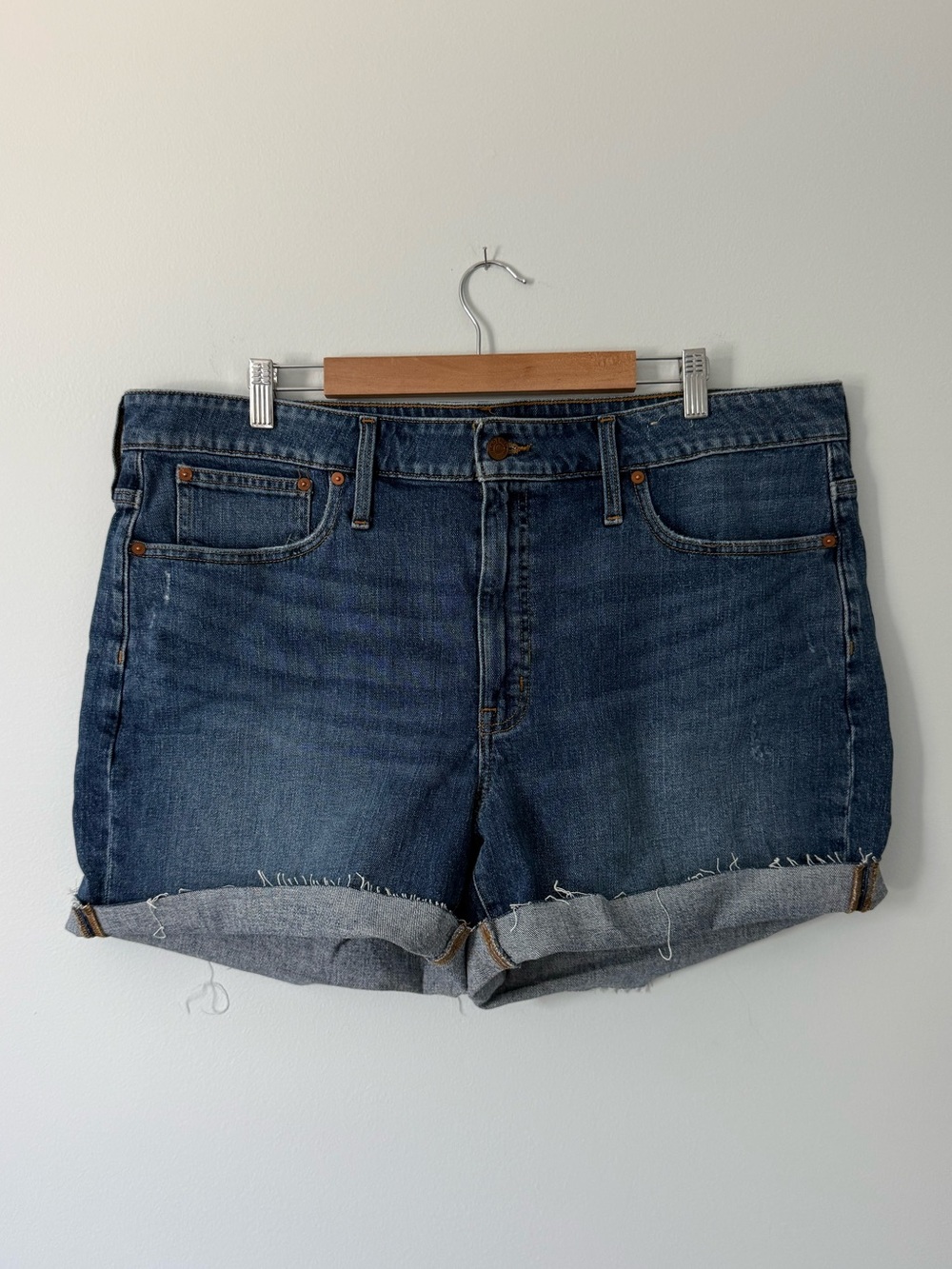 Madewell Rolled-Hem Denim Shorts